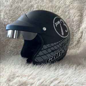 Can-Am Black and Gray Helmet